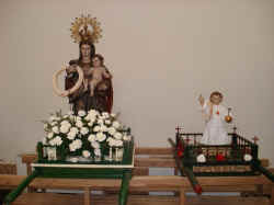 Virgen del Rosario y Niño de la Bola